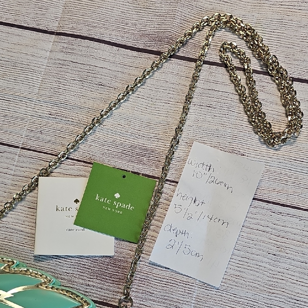 NWT Kate Spade Green Leaf Shape Crossbody Bag - Picture 2 of 10